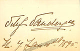 Sanderson, Sibyl - Signed Card + Photograph
