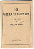 Wagner, Siegfried - Signed Libretto from his Opera "Der Schmied von Marienburg"
