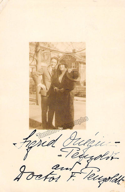 ONEGIN, Sigrid - PENZOLDT, Fritz