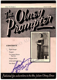 Onegin, Sigrid - Signed Program 1938