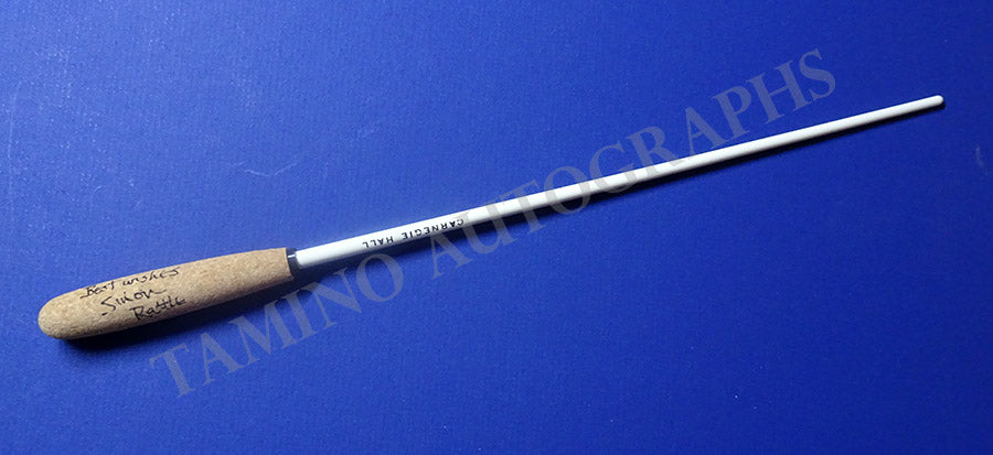 Simon Rattle Autograph Signed Baton – Tamino