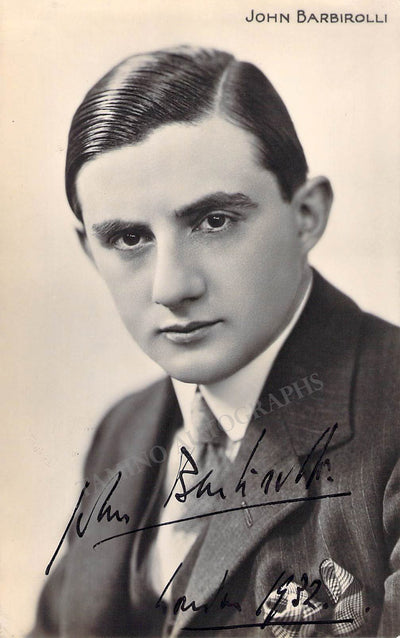 Barbirolli, John - Signed Photograph 1932