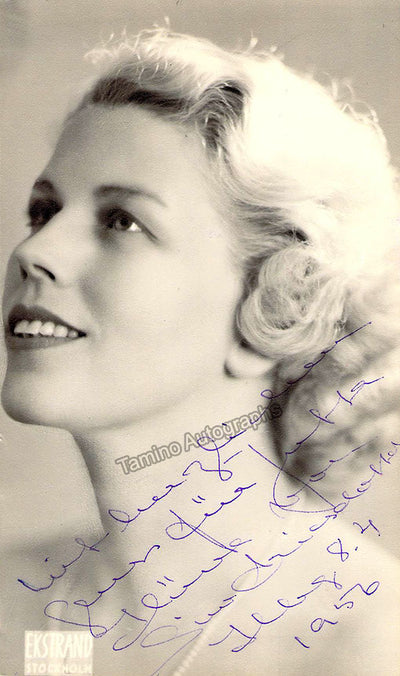 ERICSDOTTER, Siw (Various Autographs)