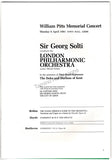 Solti, Georg - Signed Program Leeds 1981