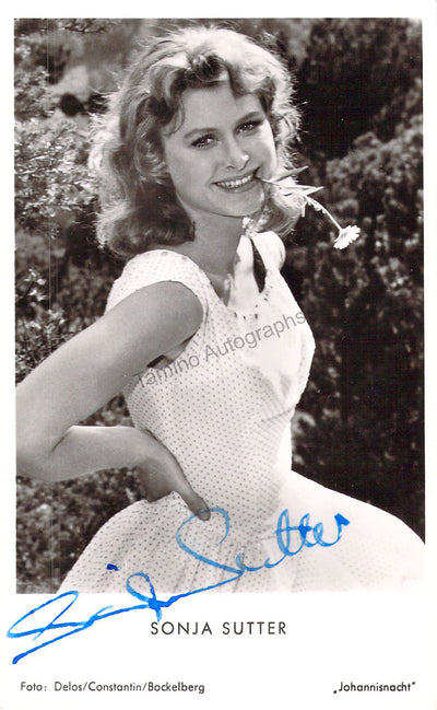 Sutter, Sonja - Signed Photograph