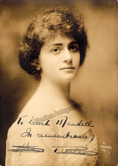 Braslau, Sophie - Signed Photograph