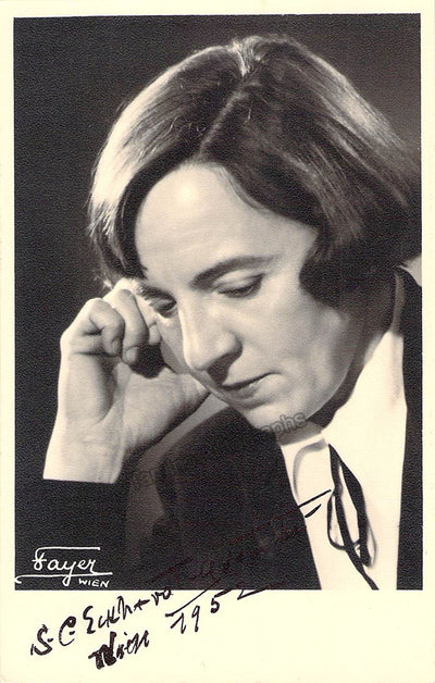 Eckhardt-Gramatte, Sophie Carmen - Signed Photograph 1952