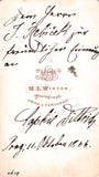 Dittrich, Sophie - Signed Vintage CDV 1866