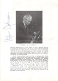 Askenase, Stefan - Signed Program London 1960
