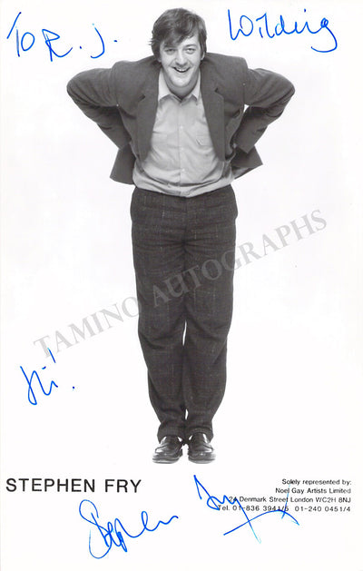 Fry, Stephen - Signed Photograph