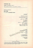 Stern, Isaac - Signed Program Teatro Colon, Buenos Aires 1968