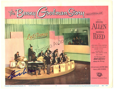Allen, Steve - Signed Photograph in "The Benny Goodman Story"