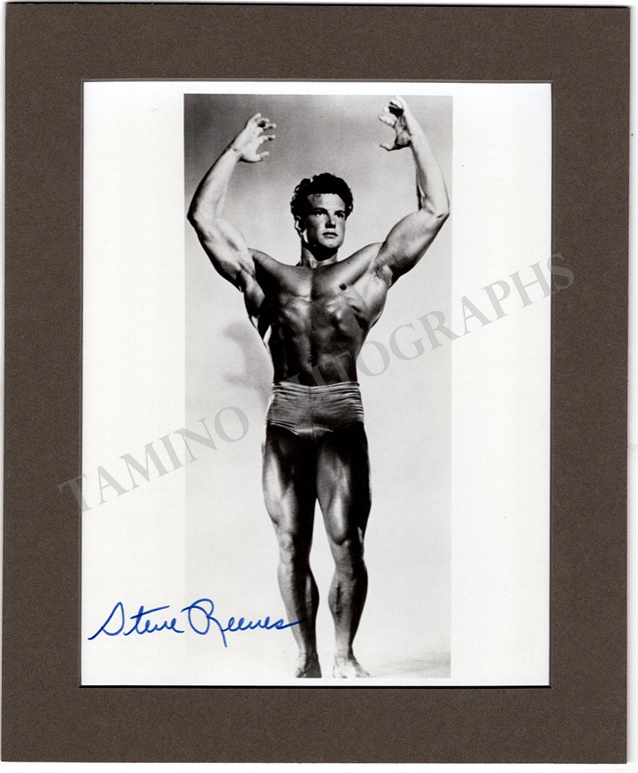 Steve Reeves Autograph Signed Photograph – Tamino
