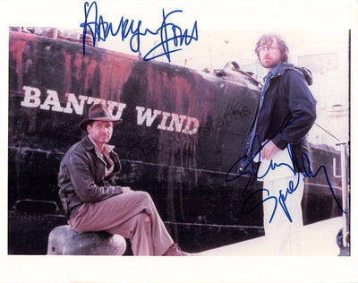 Ford, Harrison - Spielberg, Steven - Double Signed Photo