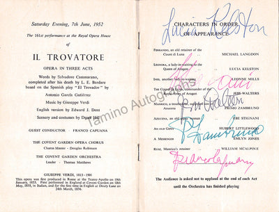 ROH Covent Garden - Signed Opera Programs 1947-1988 (Various Options II)