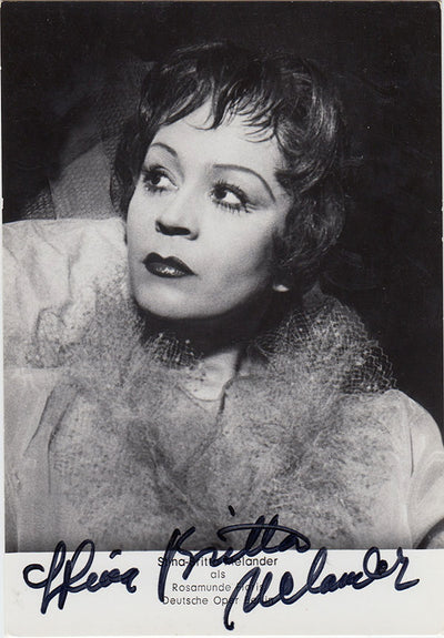 MELANDER, Stina-Britta (Various Autographs)