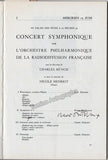 Dutilleux, Henri - Bliss, Arthur - Munch, Charles - Dorati, Antal - Signed Program Strasbourg 1962