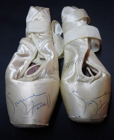 Farrell, Suzanne - Signed Pair of Pointe Shoes