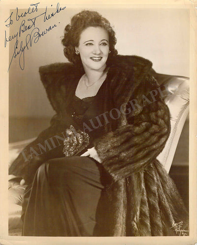 Bowan, Sibyl - Signed Photograph