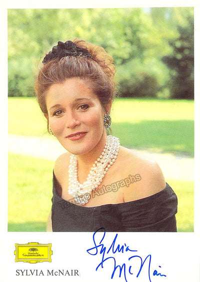 McNAIR, Sylvia (Various Autographs)