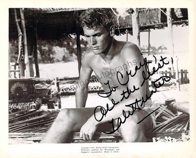 Hunter, Tab - Signed Photo in "Saturday Island"