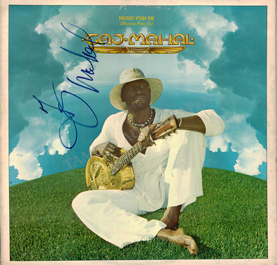 Mahal, Taj - Signed LP Record Sleeve