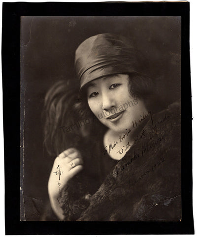 Miura, Tamaki - Braslau, Sophie - Double Signed Photograph 1922
