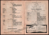 Toumanova, Tamara - Massine, Leonide - Program Teatro Colon 1953