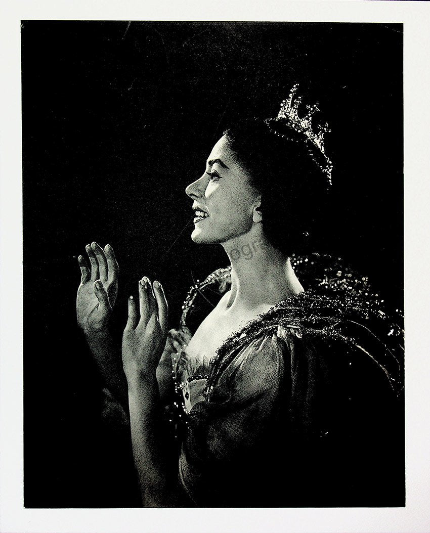 Toumanova, Tamara - Large Signed Photo - Tamino