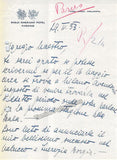 Pasero, Tancredi - Autograph Letter Signed