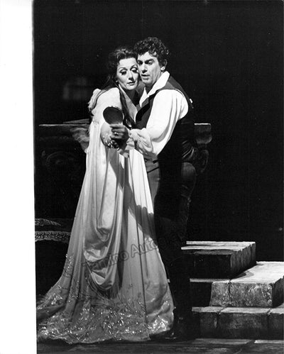 Domingo, Placido - Troyanos, Tatiana - Double Signed Photo in Contes D'Hoffmann