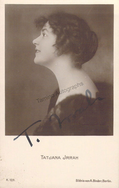 Irrah, Tatjana - Signed Photograph