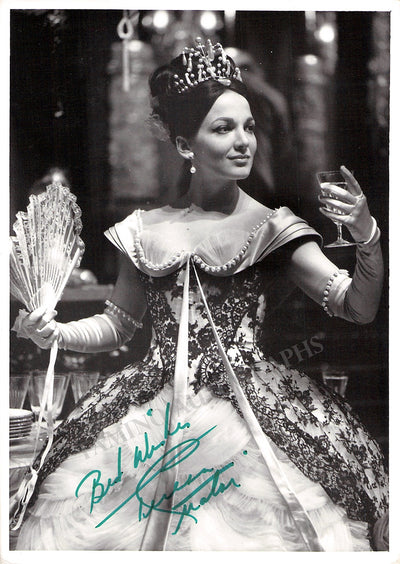 Stratas, Teresa - Signed Photograph in La Traviata
