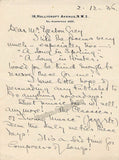 Del Riego, Teresa - Autograph Letter Signed 1936