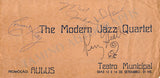 The Modern Jazz Quartet - Program Signed by All 4 Members