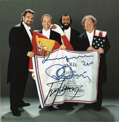 The Three Tenors - Large Photograph Signed by All