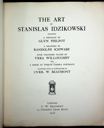 Idzikowski, Stanislas - Book "The Art of Stanislas Idzikowski"