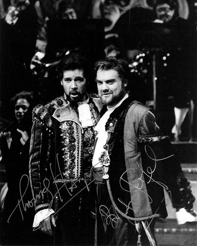 Hampson, Thomas - Terfel, Bryn - Double Signed Photograph in Don Giovanni
