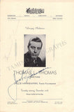 Opera Singers - Signed Program Covers 1943-1946