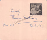 Matthews, Thomas - Signed Album Page 1950