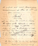 Welsh, Thomas - Autograph Letter Signed
