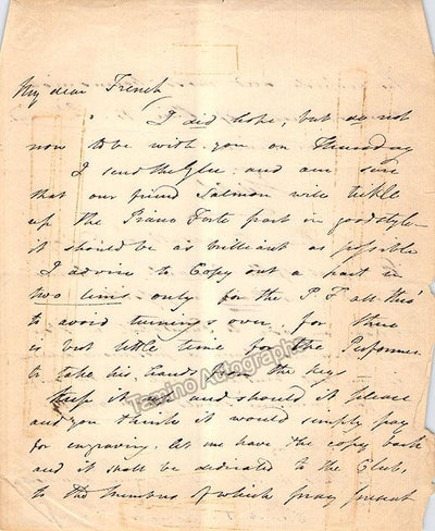 Welsh, Thomas - Autograph Letter Signed