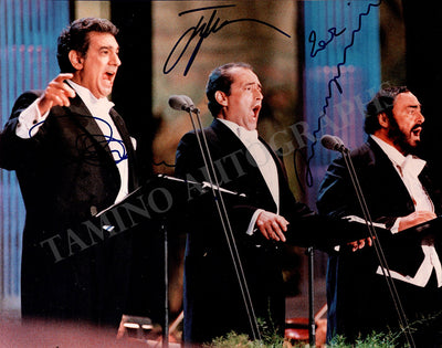 The 3 Tenors -  Large Photograph Signed by Pavarotti, Carreras & Domingo