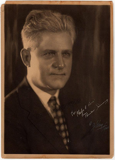 Lieurance, Thurlow - Wolley-Lieurance, Edna - Set of 2 Signed Photos