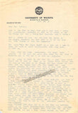 Lieurance, Thurlow - Typed Letters Signed 1947