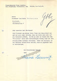 Lemnitz, Tiana - Set of 3 Typed Letters Signed