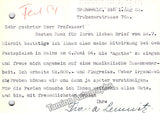 Lemnitz, Tiana - Set of 3 Typed Letters Signed