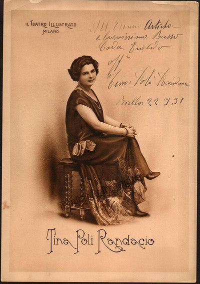 Poli Randaccio, Tina - Large Signed Photo 1931