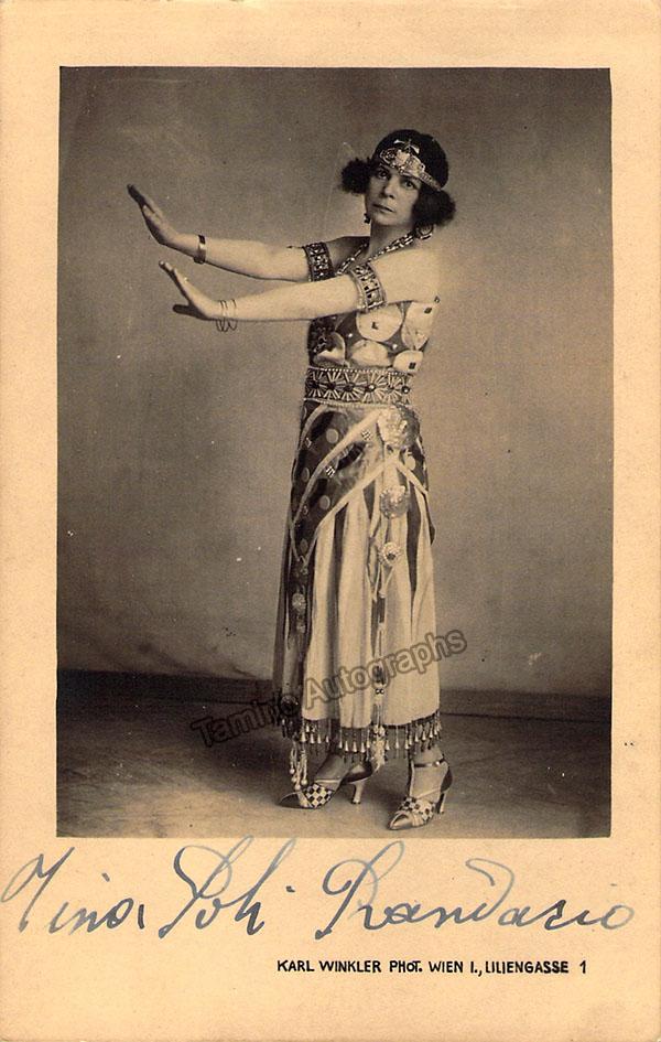 Poli Randaccio, Tina - Signed Photo in role