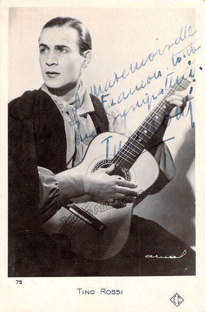 Rossi, Tino - Signed Photograph